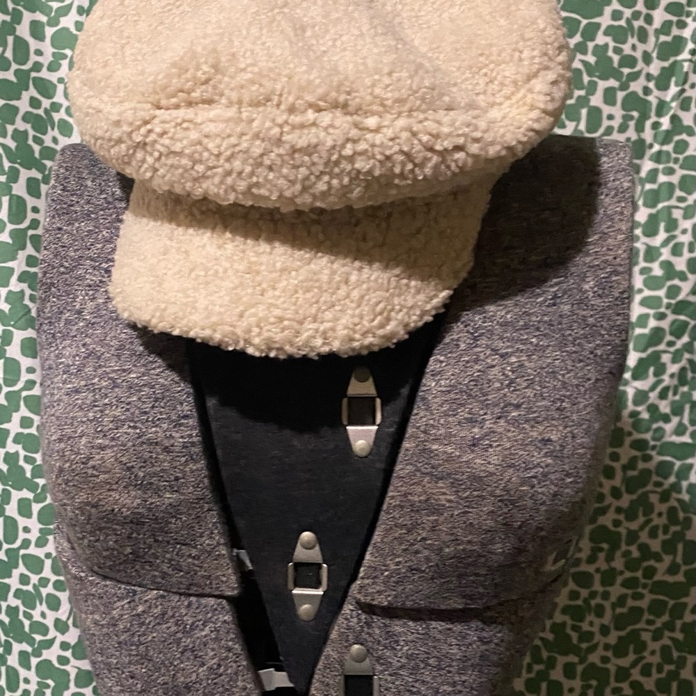 Universal Thread Cream Colored Sherpa Breton Cap